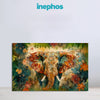 Abstract Elephant Canvas Painting for Living Room | Colorful Elephant Wall Painting | Modern Animal Canvas Wall Art