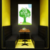 Bengali Wall Poster with Motivational Quote | Green Tree Design | Eco-Friendly Inspirational Bengali Language Wall Art for Home