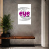 Eye Care Awareness Poster | Modern Eye Illustration for Optometry Clinics, Hospitals, Eye Testing Centres & Vision Health Décor