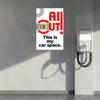 Funny Parking Sign | Humorous Reserved Parking Poster for Home, Office Parking, Garages, Apartments & Personal Car Spot