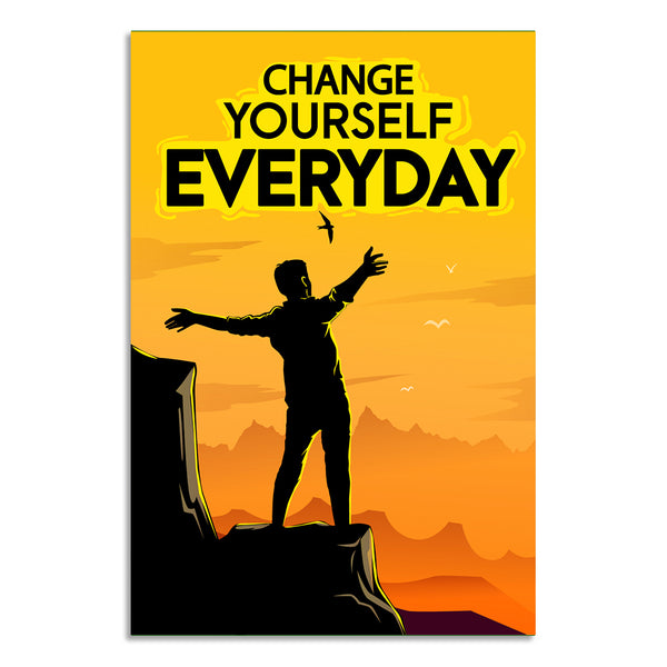 Everyday Motivational Poster | Inspirational Wall Art for Office, Study Room, Classroom & Home Décor | Success Mindset Quote Poster