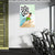 Fun Cartoon Wall Art for Kids Room, Study Area, Gym, School & Playroom | Energy Boosting Running Illustration