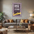 Inspirational Sunshine Quote Poster for Office, Bedroom & Study Room | Rise Above the Storm and You Will Find the Sunshine Wall Poster | Motivational Wall Art for Positivity