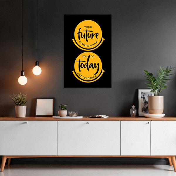 Do Today Motivational Poster | Inspirational Quote Wall Art for Office, Classroom, Study Room & Workspace | Success Mindset Decor