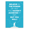 Powerful Motivational Poster | Growth Mindset Wall Art for Office, School, Study Room & Kids’ Rooms | Inspirational Quote for Daily Positivity