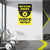 Gym interior with a motivational poster on the wall