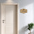 Wooden Name Plate with Ganesha Icon | Modern Wall Decor for Home Entrance, Flat & Bungalow