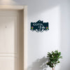 Custom Name Plate for Main Gate | Waterproof Floral Door Sign for Home Entrance, Outdoor Villa Wall Décor, Personalized House Name Board with Elegant Design for Apartment