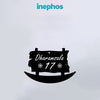 Boat Custom Name Plate | Modern Swing-Style Hanging Name Plate for Flats & Villas | Personalized Acrylic Name Board for Home Wall, Door & Apartment Décor