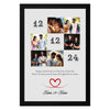 Personalized Anniversary Photo Frame | Gift For Couples | Date & Name Customization