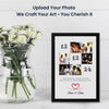 Personalized Anniversary Photo Frame | Gift For Couples | Date & Name Customization